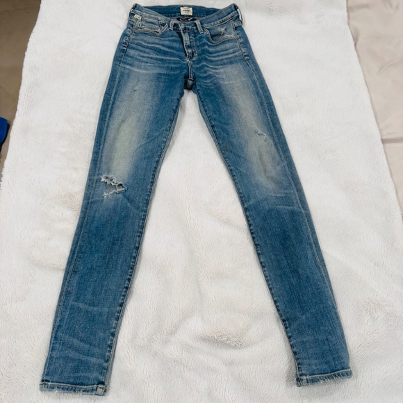Citizens of Humanity Rocket High Rise Skinny Jeans | Distressed Wash | Size 24 - Picture 2 of 5